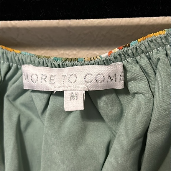 Revolve More To Come‎ Marlene Cut Out Dress in Green Floral Size Medium NWT - Picture 5 of 8